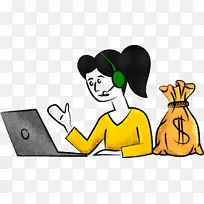 卡通 黄色 手指-空若网 卡通 黄色 手指-空若网