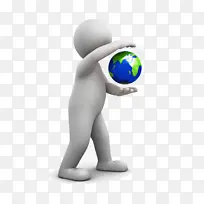 动画 地球 徽标-空若网 动画 地球 徽标-空若网