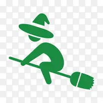 飞行女巫 万圣节-空若网 飞行女巫 万圣节-空若网