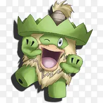 卡通 绿色 动画-空若网 卡通 绿色 动画-空若网