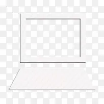 笔记本电脑图标 黑色 白色-空若网 笔记本电脑图标 黑色 白色-空若网