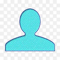 剪影图标 蓝色 绿松石色-空若网 剪影图标 蓝色 绿松石色-空若网