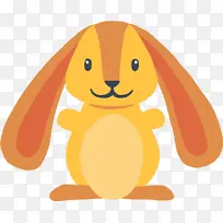 橙色 卡通 兔子-空若网 橙色 卡通 兔子-空若网