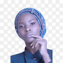 脸 蓝色 头-空若网 脸 蓝色 头-空若网