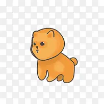 卡通 橙色 动物形象-空若网 卡通 橙色 动物形象-空若网