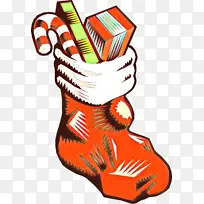 鞋类 橙色 圣诞长袜-空若网 鞋类 橙色 圣诞长袜-空若网