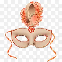 面具 脸 橙色-空若网 面具 脸 橙色-空若网