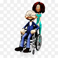 轮椅 卡通 坐姿-空若网 轮椅 卡通 坐姿-空若网