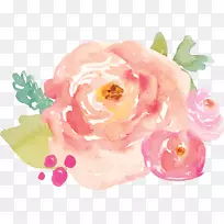 水彩画图案水彩画摄影.粉彩花-空若网 水彩画图案水彩画摄影.粉彩花-空若网