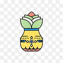 菠萝 黄色 水果-空若网 菠萝 黄色 水果-空若网