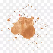 水彩画-棕色-空若网 水彩画-棕色-空若网