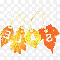 橙色 耳环 黄色-空若网 橙色 耳环 黄色-空若网