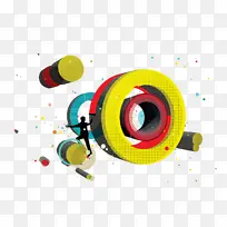 黄色 圆圈 轮子-空若网 黄色 圆圈 轮子-空若网