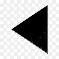 左图标 三角形图标 黑色-空若网 左图标 三角形图标 黑色-空若网