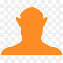 橙色 头部 黄色-空若网 橙色 头部 黄色-空若网