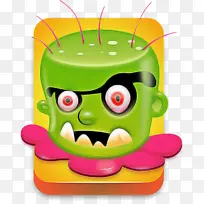 卡通 绿色 动画-空若网 卡通 绿色 动画-空若网