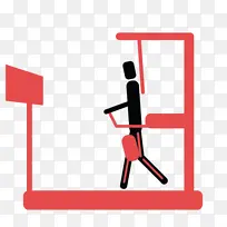 红色 线条 标志-空若网 红色 线条 标志-空若网