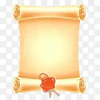 卷轴 橙色 金属-空若网 卷轴 橙色 金属-空若网