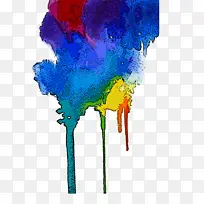 水彩画 世界 电蓝-空若网 水彩画 世界 电蓝-空若网