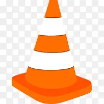 锥形 橙色 假帽子-空若网 锥形 橙色 假帽子-空若网