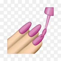 指甲 手指 紫色-空若网 指甲 手指 紫色-空若网