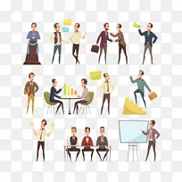 站立 团队 动画-空若网 站立 团队 动画-空若网