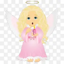 天使 粉色 卡通-空若网 天使 粉色 卡通-空若网