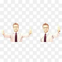 面部表情头部卡通手指手势对话男性绅士拇指-空若网 面部表情头部卡通手指手势对话男性绅士拇指-空若网