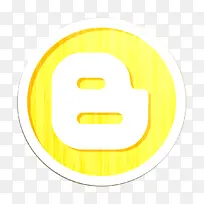 博客图标 黄色 圆圈-空若网 博客图标 黄色 圆圈-空若网