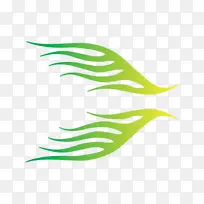 绿色 线条 标志-空若网 绿色 线条 标志-空若网