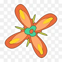 橙色 植物 花瓣-空若网 橙色 植物 花瓣-空若网