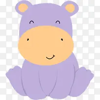 卡通 紫色 鼻子-空若网 卡通 紫色 鼻子-空若网