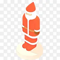 橙色 圣诞老人-空若网 橙色 圣诞老人-空若网