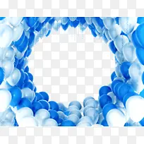 蓝色 天蓝色 圆形-空若网 蓝色 天蓝色 圆形-空若网