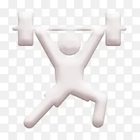 体育标志 健身房标志 举重运动员标志-空若网 体育标志 健身房标志 举重运动员标志-空若网