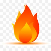 橙色 火焰 标志-空若网 橙色 火焰 标志-空若网