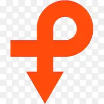 橙色 符号 线条-空若网 橙色 符号 线条-空若网