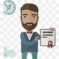 卡通 动画 白领工人-空若网 卡通 动画 白领工人-空若网