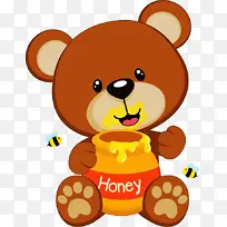 卡通 橙色 泰迪熊-空若网 卡通 橙色 泰迪熊-空若网