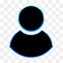 界面图标 用户图标 蓝色-空若网 界面图标 用户图标 蓝色-空若网