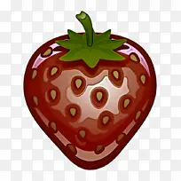 草莓 水果 叶子-空若网 草莓 水果 叶子-空若网