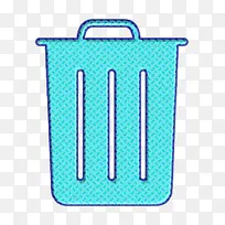 垃圾图标 基本编辑图标 绿松石色-空若网 垃圾图标 基本编辑图标 绿松石色-空若网