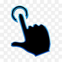 手势图标 点击图标 手指-空若网 手势图标 点击图标 手指-空若网