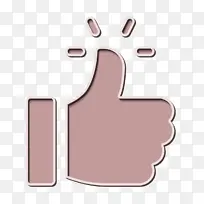 如图标 粉色 手指-空若网 如图标 粉色 手指-空若网