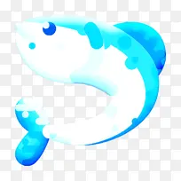 鱼图标 农场图标 蓝色-空若网 鱼图标 农场图标 蓝色-空若网