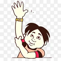 卡通 面部表情 手指-空若网 卡通 面部表情 手指-空若网