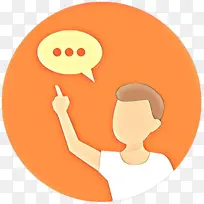 橙色 卡通 手指-空若网 橙色 卡通 手指-空若网