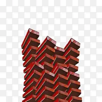 红色 建筑 长方形-空若网 红色 建筑 长方形-空若网