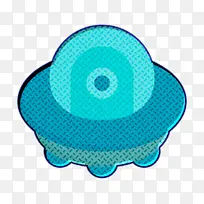 外星人图标 基本平面图标 水蓝-空若网 外星人图标 基本平面图标 水蓝-空若网