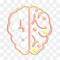 大脑图标 科学图标 圆圈-空若网 大脑图标 科学图标 圆圈-空若网